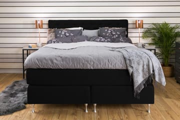 Cloud Kontinentalseng 160x200 - Svart - Møbler - Senger - Kontinentalsenger