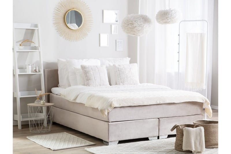 Consul Kontinentalseng 160 | 200 cm - Beige - Møbler - Senger - Kontinentalsenger