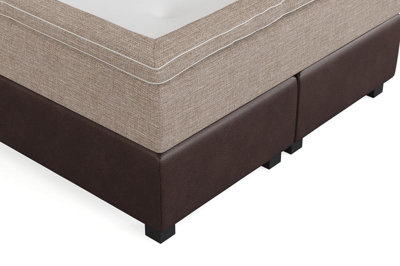Cuba Kontinentalseng 140x200 - (+Flere valg) Beige/Brun - Møbler - Senger - Kontinentalsenger