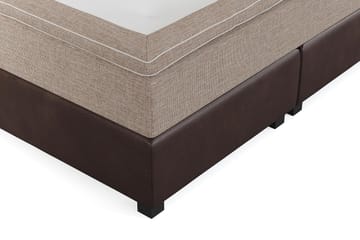 Cuba Kontinentalseng 160x200 - (+Flere valg) Beige/Brun - Møbler - Senger - Kontinentalsenger