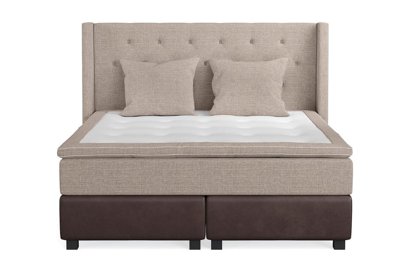 Cuba Kontinentalseng 180x200 - (+Flere valg) Beige/Brun - Møbler - Senger - Kontinentalsenger