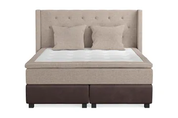 Cuba Kontinentalseng 180x200 - (+Flere valg) Beige/Brun - Møbler - Senger - Kontinentalsenger