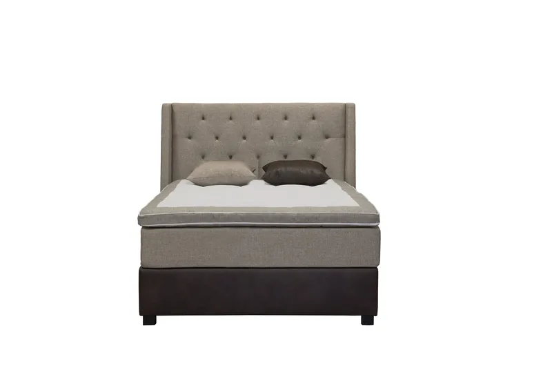 Cuba Sengepakke 120x200 med To Beige Puter, (+Flere valg) Beige/Brun