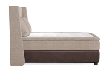 Cuba Sengepakke 140x200 med To Beige Puter - (+Flere valg) Beige/Brun - Møbler - Senger - Kontinentalsenger