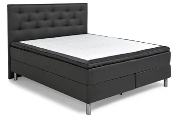 Diplomat Komplett Sengepakke 180x200 - Mørkegrå - Møbler - Senger - Kontinentalsenger