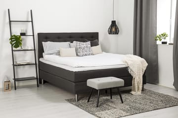 Diplomat Komplett Sengepakke 180x200 - Mørkegrå - Møbler - Senger - Kontinentalsenger