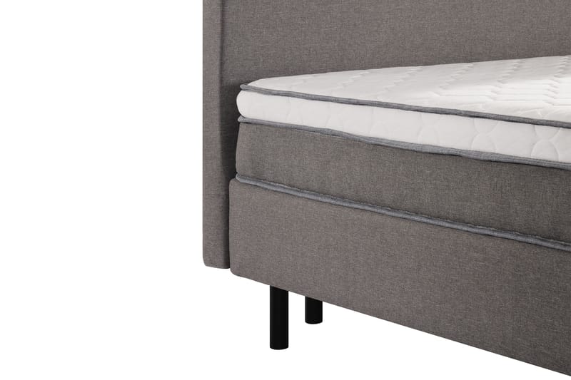 Divine Komplett Sengpakke 120x200 cm med Sengegavl - Grå - Møbler - Senger - Kontinentalsenger