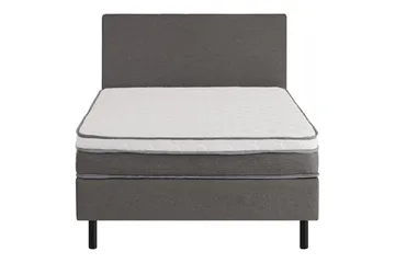 Divine Komplett Sengpakke 120x200 cm med Sengegavl - Grå - Møbler - Senger - Kontinentalsenger