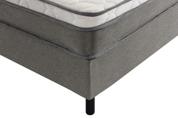 Divine Komplett Sengpakke 120x200 cm med Sengegavl - Grå - Møbler - Senger - Kontinentalsenger