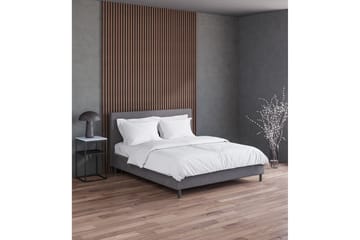 Divine Komplett Sengpakke 120x200 cm med Sengegavl - Grå - Møbler - Senger - Kontinentalsenger