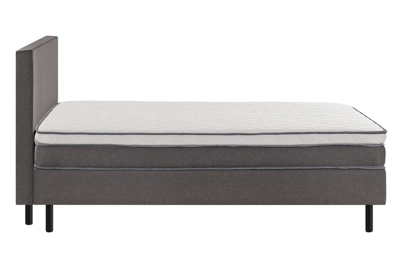 Divine Komplett Sengpakke 120x200 cm med Sengegavl - Grå - Møbler - Senger - Kontinentalsenger