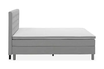 Ella Familieseng 240x210 cm - (+Flere valg) Lysegrå - Møbler - Senger - Kontinentalsenger