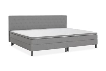 Ella Familieseng 280x200 cm - (+Flere valg) Lysegrå - Møbler - Senger - Kontinentalsenger
