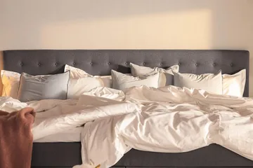 Ella Familieseng 280x210 cm - (+Flere valg) Mørkegrå - Møbler - Senger - Kontinentalsenger