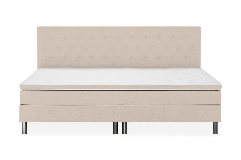 Ella Familieseng Sengepakke 240x200 cm - (+Flere valg) Beige - Møbler - Senger - Kontinentalsenger