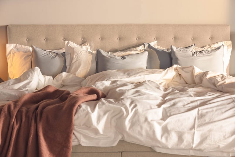 Ella Familieseng Sengepakke 240x210 cm - (+Flere valg) Beige - Møbler - Senger - Kontinentalsenger