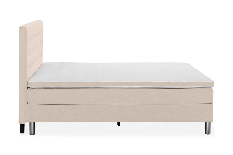 Ella Familieseng Sengepakke 240x210 cm - (+Flere valg) Beige - Møbler - Senger - Kontinentalsenger