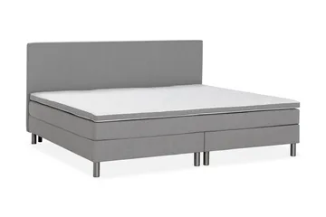 Ella Familieseng Sengepakke 240x210 cm - (+Flere valg) Lysegrå - Møbler - Senger - Kontinentalsenger