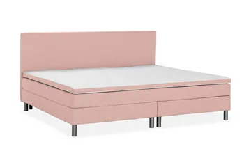 Ella Familieseng Sengepakke 240x210 cm - (+Flere valg) Rosa - Møbler - Senger - Kontinentalsenger