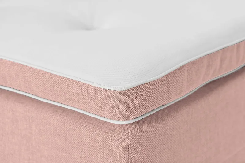 Ella Familieseng Sengepakke 240x210 cm - (+Flere valg) Rosa - Møbler - Senger - Kontinentalsenger