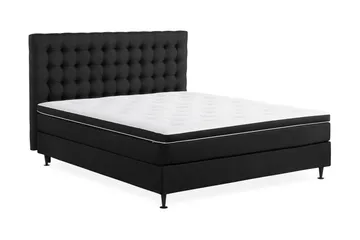 Ella kontinentalseng 180x200cm - Svart - Møbler - Senger - Kontinentalsenger