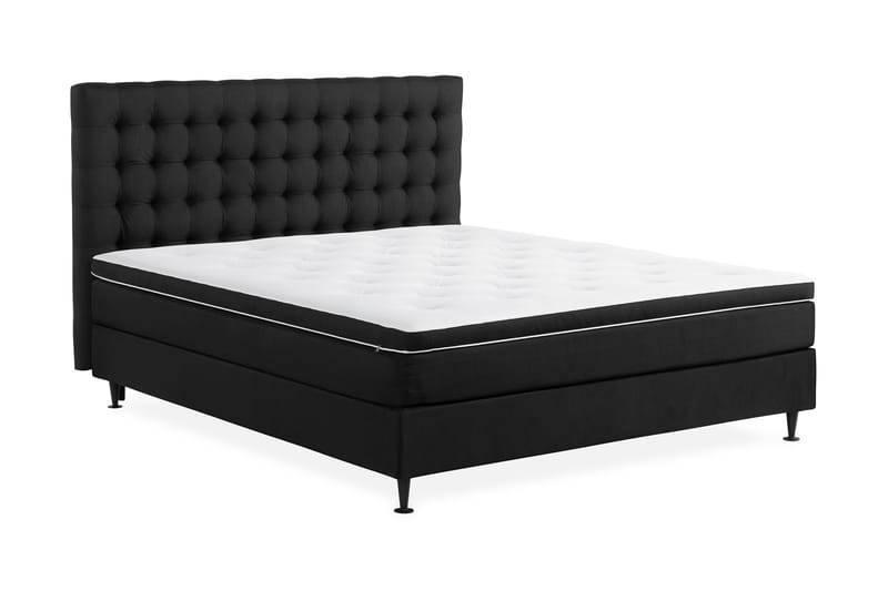 Ella kontinentalseng 180x200cm - Svart - Møbler - Senger - Kontinentalsenger