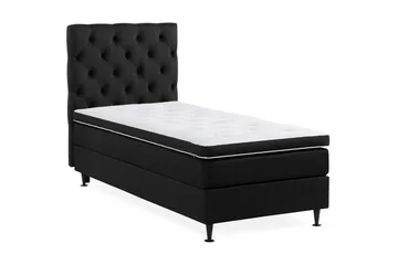 Ella kontinentalseng 90x200cm - Svart - Møbler - Senger - Kontinentalsenger