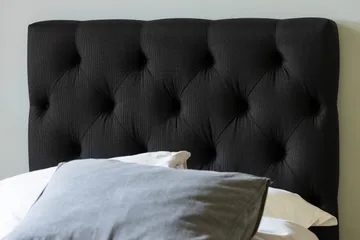 Ella kontinentalseng 90x200cm - Svart - Møbler - Senger - Kontinentalsenger