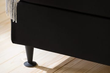 Ella kontinentalseng 90x200cm - Svart - Møbler - Senger - Kontinentalsenger