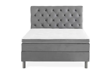 Sengegavl Dypheftet - Lysegrå