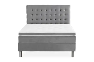 Sengegavl Rutete - Lysegrå