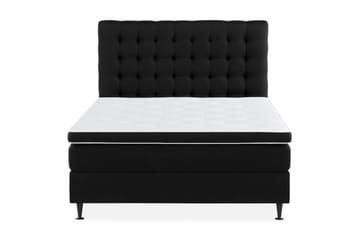 Sengegavl Rutete - Svart