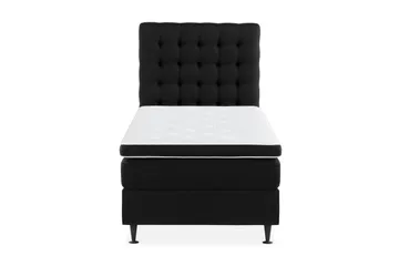 Sengegavl Rutete - Svart