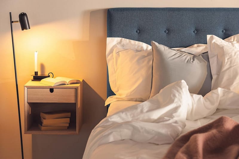 Familieseng Rebeca 240x200 cm - (+Flere valg) Mørkeblå - Møbler - Senger - Kontinentalsenger