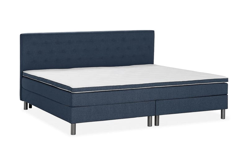 Familieseng Rebeca 240x200 cm - (+Flere valg) Mørkeblå - Møbler - Senger - Kontinentalsenger