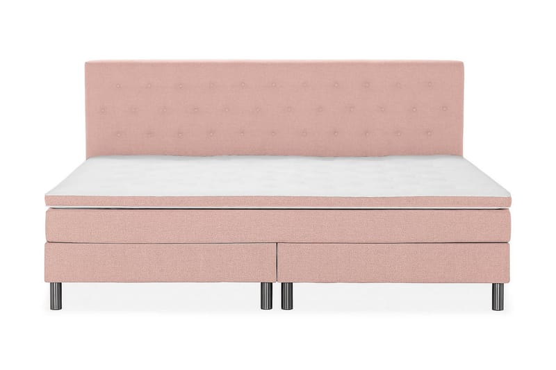 Familieseng Rebeca 240x210 cm - (+Flere valg) Rosa - Møbler - Senger - Kontinentalsenger