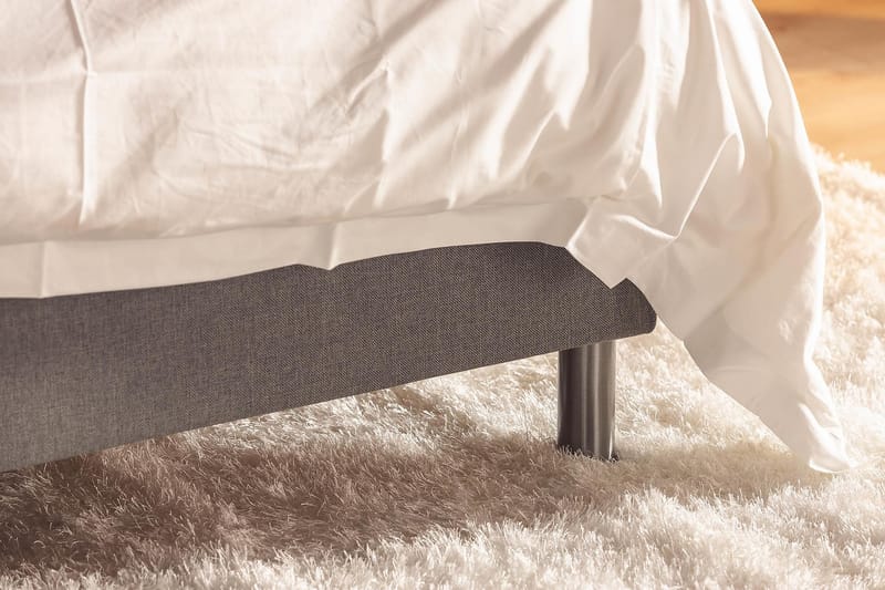 Familieseng Rebeca 280x200 cm - (+Flere valg) Lysegrå - Møbler - Senger - Kontinentalsenger