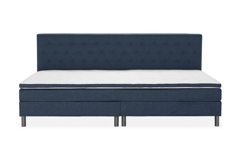 Familieseng Rebeca 280x200 cm - (+Flere valg) Mørkeblå - Møbler - Senger - Kontinentalsenger