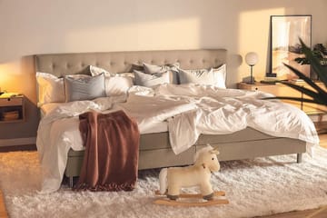 Familieseng Rebeca 280x200 cm - (+Flere valg) Muldvarp - Møbler - Senger - Kontinentalsenger