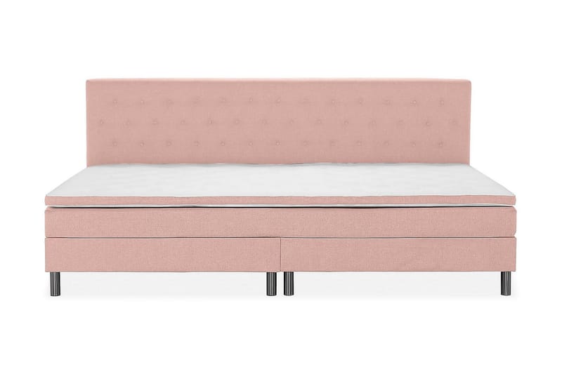 Familieseng Rebeca 280x200 cm - (+Flere valg) Rosa - Møbler - Senger - Kontinentalsenger