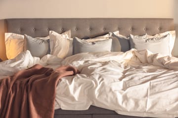 Familieseng Sengepakke Rebeca 240x210 cm - (+Flere valg) Lysegrå - Møbler - Senger - Kontinentalsenger