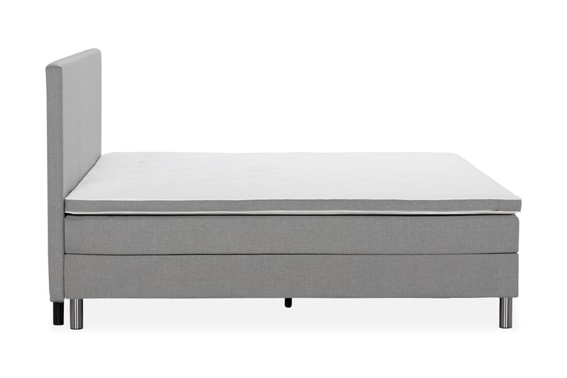 Familieseng Sengepakke Rebeca 240x210 cm - (+Flere valg) Lysegrå - Møbler - Senger - Kontinentalsenger