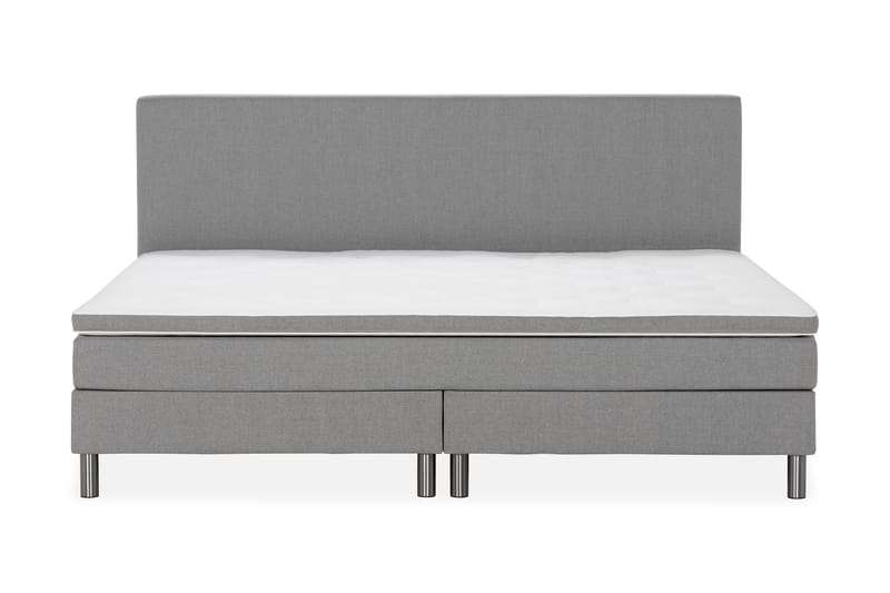Familieseng Sengepakke Rebeca 240x210 cm - (+Flere valg) Lysegrå - Møbler - Senger - Kontinentalsenger