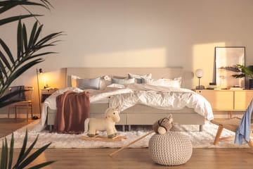 Familieseng Sengepakke Rebeca 280x200 cm - (+Flere valg) Beige - Møbler - Senger - Kontinentalsenger