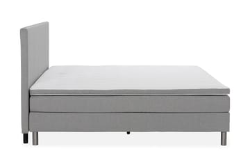 Familieseng Sengepakke Rebeca 280x200 cm - (+Flere valg) Lysegrå - Møbler - Senger - Kontinentalsenger
