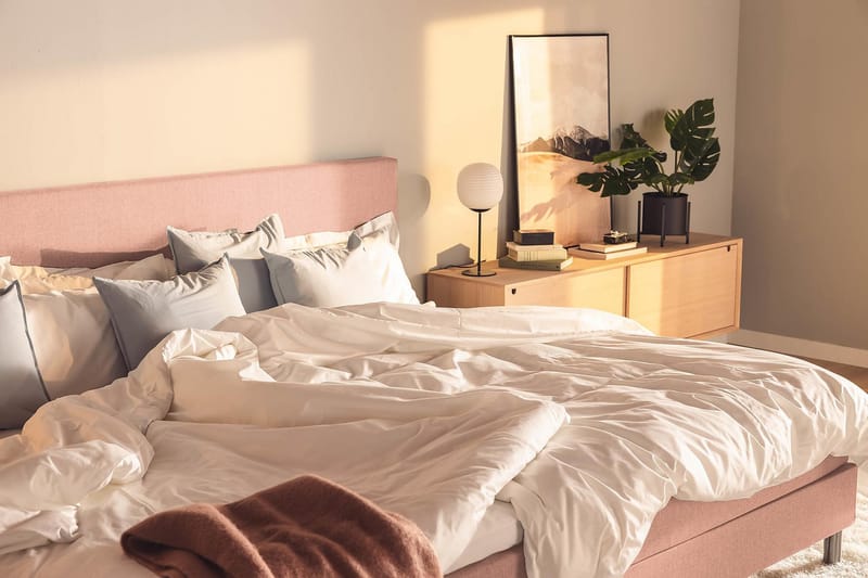 Familieseng Sengepakke Rebeca 280x200 cm - (+Flere valg) Rosa - Møbler - Senger - Kontinentalsenger