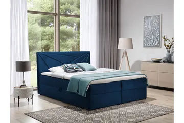 Frusci Kontinentalseng 140x200 + Overmadrass - Møbler - Senger - Kontinentalsenger