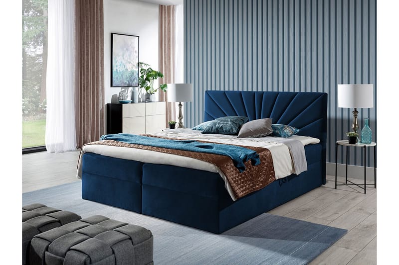 Frusci Kontinentalseng 140x200 + Overmadrass - Møbler - Senger - Kontinentalsenger