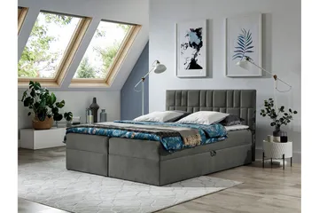 Frusci Kontinentalseng 180x200 + Overmadrass - Møbler - Senger - Kontinentalsenger