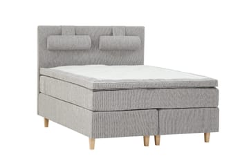 Grand Kontinentalseng 160x200 Lysegrå - Grå - Møbler - Senger - Kontinentalsenger